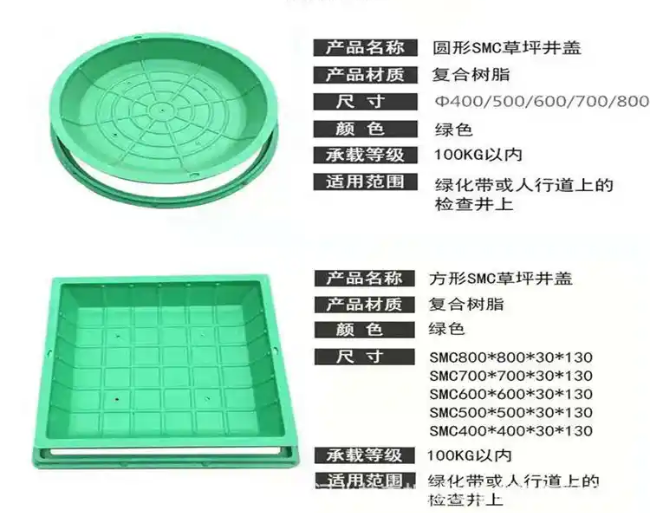 古塔树脂复合种植井盖展示
